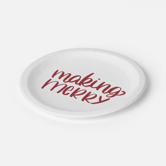 Bord voor prettig rood kerstpapier (Gekanteld)