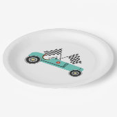 bord voor  raceauto's wegwerppapier (Gekanteld)