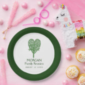 Bord voor reübbypapier van de Groene Hart Boom (Feest)