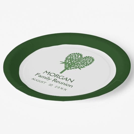 Bord voor reübbypapier van de Groene Hart Boom (Gekanteld)