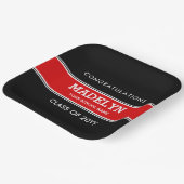 Bord voor rood en zwart Afstuderen (Gebogen)