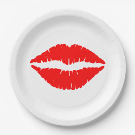 Bord voor rood lip-papier