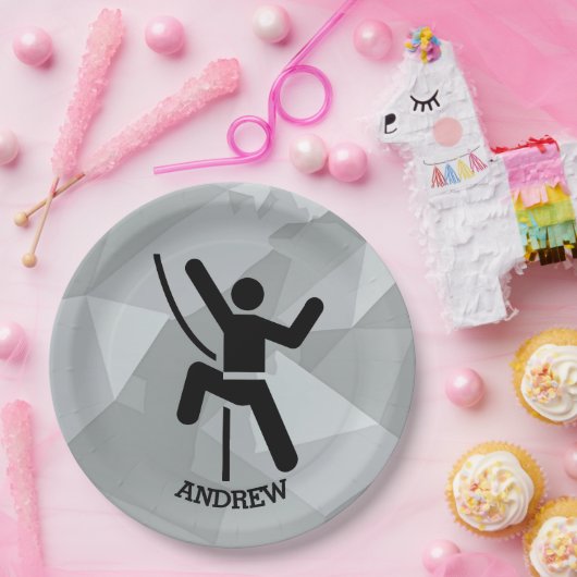 Bord voor rotsclimberontwerp (Feest)