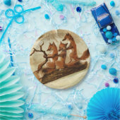 Bord voor sms-en met kerstpapier (Feest)