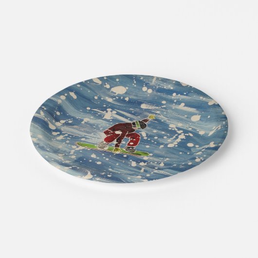 Bord voor snowboardpapier (Gekanteld)