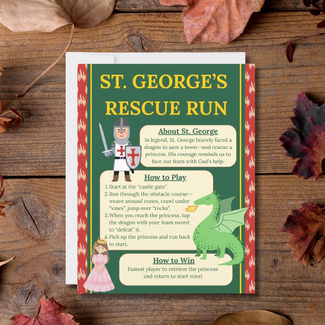 Bord voor St. George Rescue Run Game (Creator heeft geüpload)