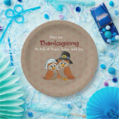 Bord voor Thanksgiving met een paar objecten (Feest)