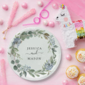 Bord voor usty Blue Eucalyptus Wedding Shower Pape (Feest)