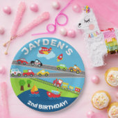 Bord voor verjaardagscadeau van transportvoertuige (Feest)