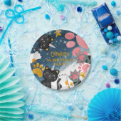 Bord voor verjaardagspapier van magische caticorn (Feest)