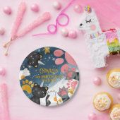 Bord voor verjaardagspapier van magische caticorn (Feest)