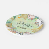 Bord voor verjaardagspapier van magische caticorn (Gekanteld)