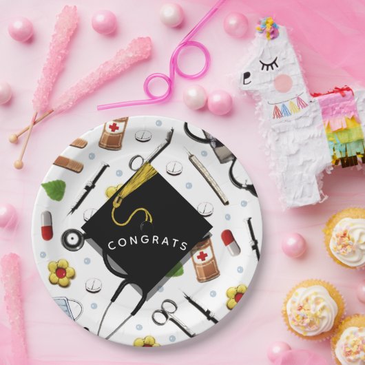 Bord voor verpleegkundigen of Afstuderen (Feest)