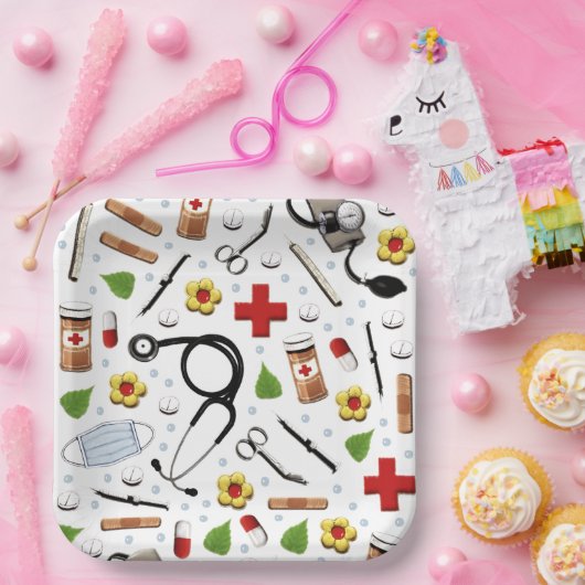 Bord voor verpleegkundigen-schooldiploma's (Feest)