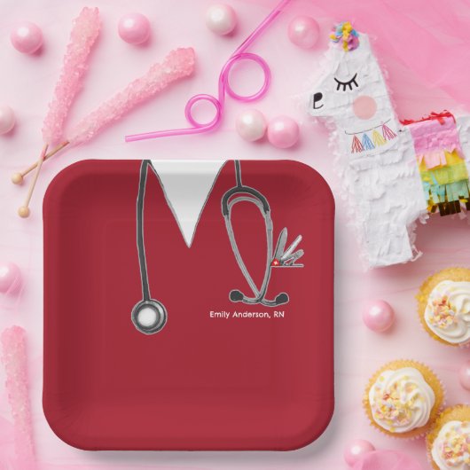 Bord voor verpleegkundigen-schooldiploma's (Feest)