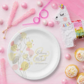 Bord voor verwant bont, bloesems, aangepast papier (Feest)