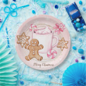 Bord voor warme chocolade-kerstfeestjes (Feest)