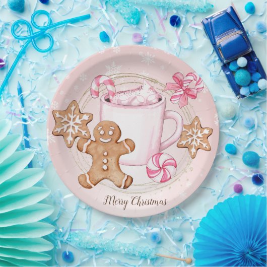 Bord voor warme chocolade-kerstfeestjes (Feest)