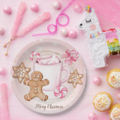 Bord voor warme chocolade-kerstfeestjes (Feest)