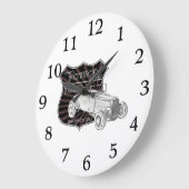  bord voor warmgewalste wegkleding grote klok (Hoek)