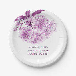 Bord voor weddenschap met paarse bloesem
