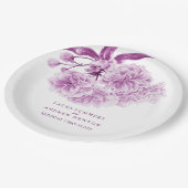 Bord voor weddenschap met paarse bloesem (Gekanteld)