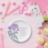 Bord voor weduwschap met chrysanthemum (Feest)