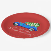Bord voor weg naar kerstpapier (Gekanteld)
