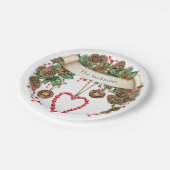 Bord voor winterkerstfeestpapier (Gekanteld)