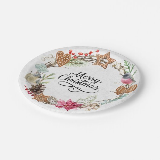 Bord voor winterkerstfeestpapier (Gekanteld)