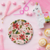 Bord voor wintervakantie in Poinsettia (Feest)