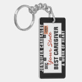 Bord voor zorgverlener Sleutelhanger (Voorkant Links)