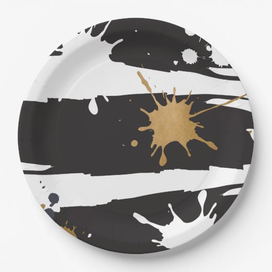 Bord voor zwart en goudpapier (Voorkant)