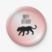 Bord voor zwart Panther Custom Party-papier (Voorkant)