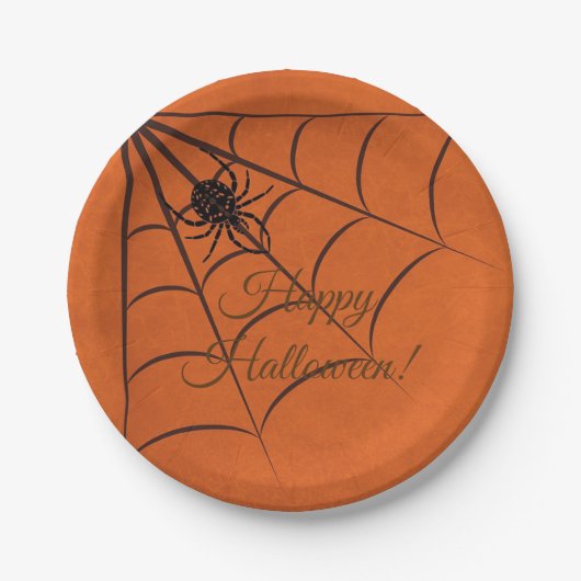 Bord voor zwart spin- en webhalloween papier (Voorkant)