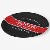 Bord voor zwart-wit en rood Afstuderen (Gekanteld)