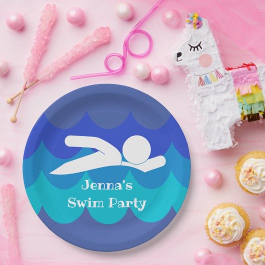 Bord voor Zwempapier (Feest)