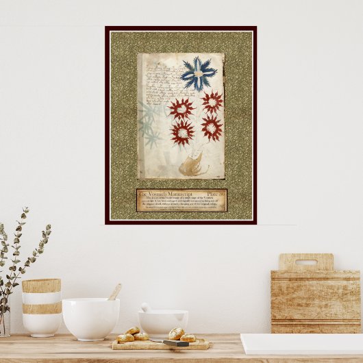 Bord Voynich 30 Poster (Keuken)
