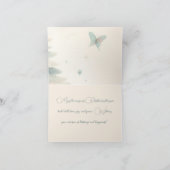  bord Vrolijk kerstfeest gepersonaliseerde groet Kaart (Binnen)