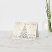  bord Vrolijk kerstfeest gepersonaliseerde groet Kaart (Voorkant)