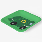 Bord vuilniswagen - Birthday Party Paper (Gebogen)