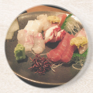Bord Wasabi Japan Sushi Power Fish Asia Zandsteen Onderzetter