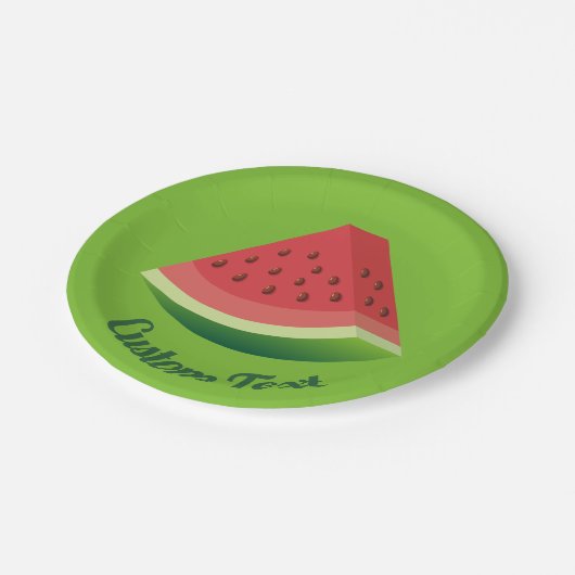 Bord watermeloenen slice-papier (Gekanteld)