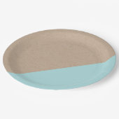 Bord wegwerppapier met kraft & pastel (Gekanteld)