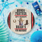 Bord western themapapier (Feest)