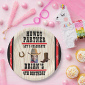 Bord western themapapier (Feest)