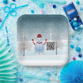 Bord winterkerstsnowmanpapier (Feest)