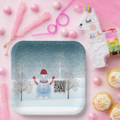Bord winterkerstsnowmanpapier (Feest)