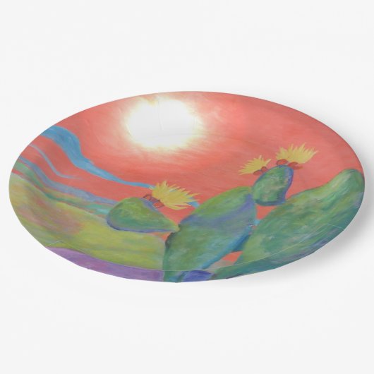 Bord woestijncactus (Gekanteld)