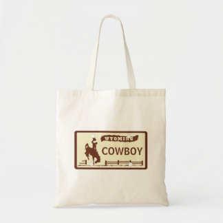 Bord Wyoming-licentie Gepersonaliseerd Tote Bag